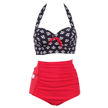 Load image into Gallery viewer, High Waist Plus Size Swimsuit