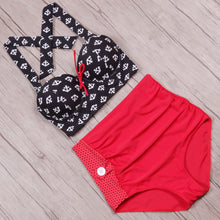 Load image into Gallery viewer, High Waist Plus Size Swimsuit