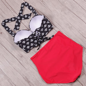 High Waist Plus Size Swimsuit