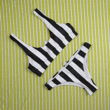 Load image into Gallery viewer, Striped Bikini Set