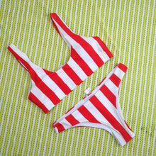 Load image into Gallery viewer, Striped Bikini Set