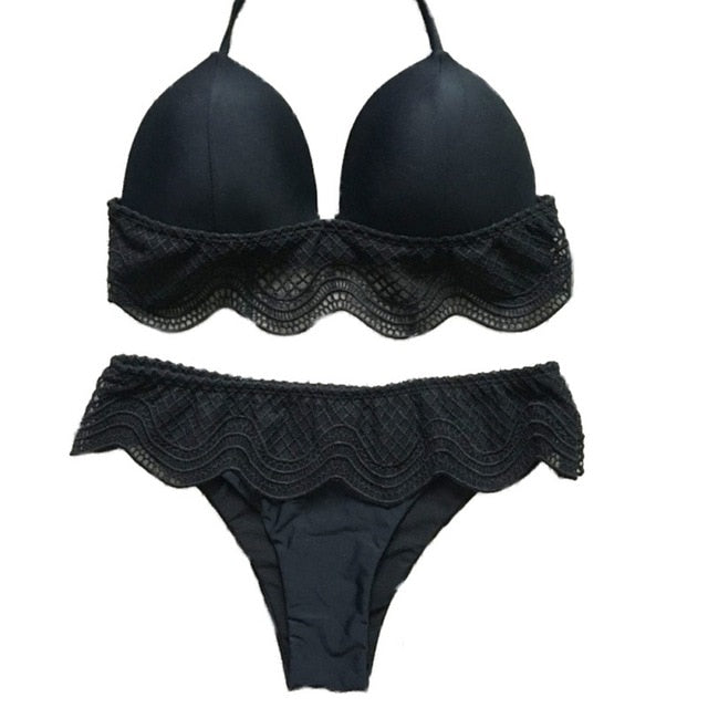 Halter Neck Bikini Set