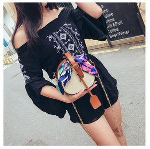 Straw Beach Bag
