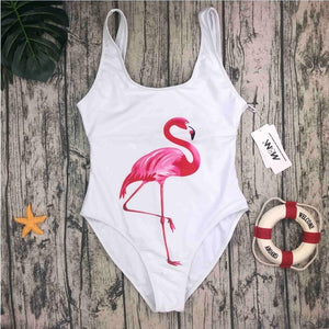 Bird Printed Swimsuits
