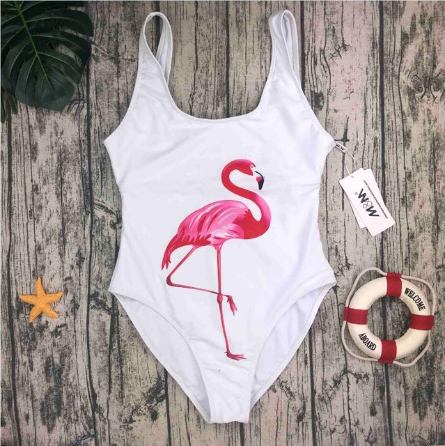 Bird Printed Swimsuits