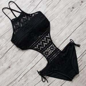 Halter One Piece Swimsuit