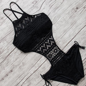 Halter One Piece Swimsuit