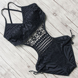 Halter One Piece Swimsuit