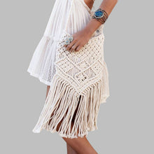 Load image into Gallery viewer, Straw Beach Bag