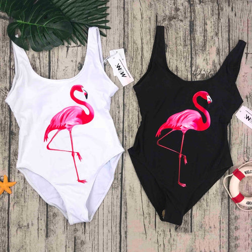 Bird Printed Swimsuits