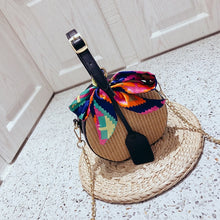 Load image into Gallery viewer, Straw Beach Bag