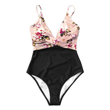 Load image into Gallery viewer, Pink Floral Swimsuit