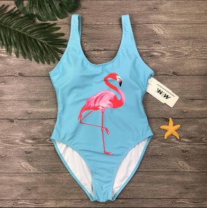 Bird Printed Swimsuits
