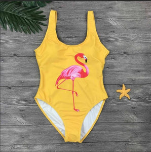 Bird Printed Swimsuits