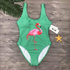 Bird Printed Swimsuits