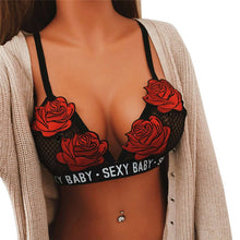Load image into Gallery viewer, Chest Top Rose Bra