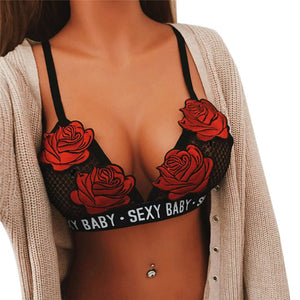 Chest Top Rose Bra