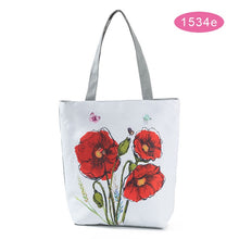 Load image into Gallery viewer, Floral Printed Beach Handbag