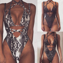 Load image into Gallery viewer, One-Piece Bandage Swimsuit