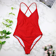 Load image into Gallery viewer, High Cut Backless Swimsuit