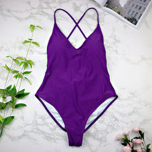 Load image into Gallery viewer, High Cut Backless Swimsuit