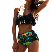 Load image into Gallery viewer, Floral High Waist Bikini Set