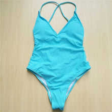 Load image into Gallery viewer, Neon One Piece Sexy Swimsuit