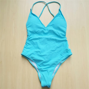 Neon One Piece Sexy Swimsuit