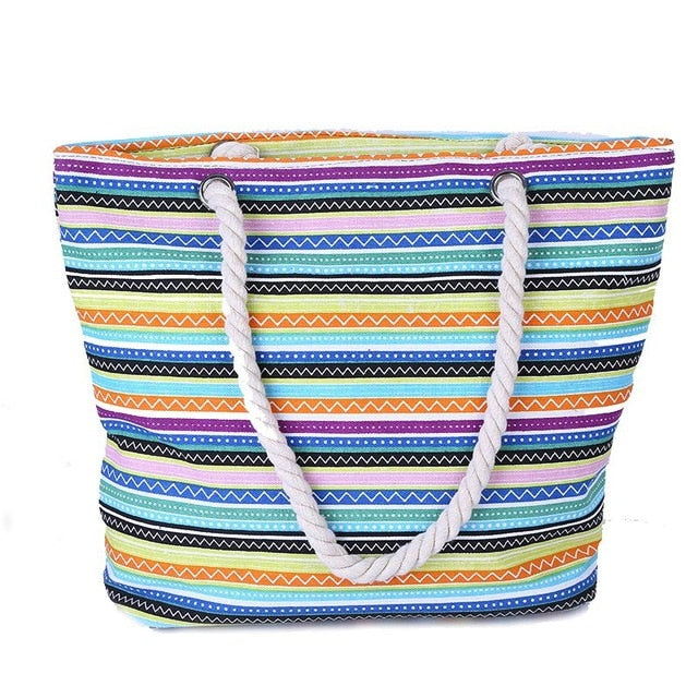 Canvas Shoulder Beach Bag