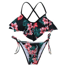 Load image into Gallery viewer, Bikini Set Push-Up Brazilian Print Swimwear