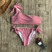 Load image into Gallery viewer, One Shoulder Swimwear