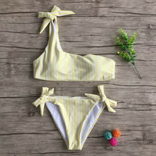Load image into Gallery viewer, One Shoulder Swimwear