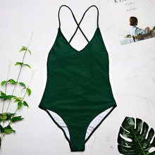 Load image into Gallery viewer, High Cut Backless Swimsuit