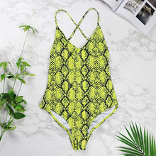 Load image into Gallery viewer, High Cut Backless Swimsuit