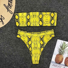 Load image into Gallery viewer, High Waist Print Bikini Sets