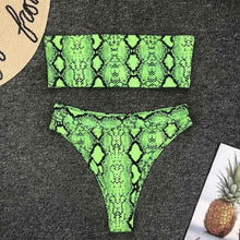 Load image into Gallery viewer, High Waist Print Bikini Sets