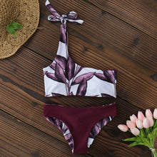 Load image into Gallery viewer, One Shoulder Bikini
