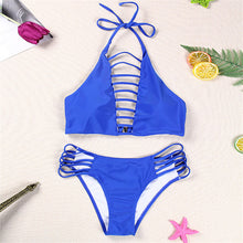 Load image into Gallery viewer, Lace Up Bikini Set