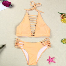 Load image into Gallery viewer, Lace Up Bikini Set