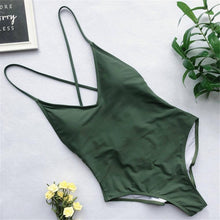 Load image into Gallery viewer, Neon One Piece Sexy Swimsuit