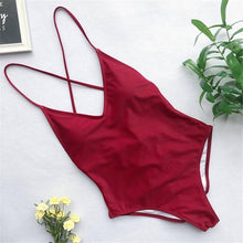 Load image into Gallery viewer, Neon One Piece Sexy Swimsuit