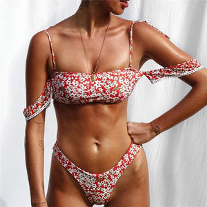 Push up Vintage Bikini Set