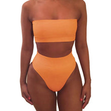 Load image into Gallery viewer, Off Shoulder Bikini Set