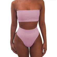 Load image into Gallery viewer, Off Shoulder Bikini Set