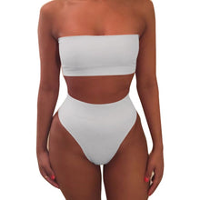 Load image into Gallery viewer, Off Shoulder Bikini Set