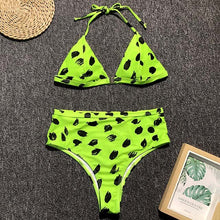 Load image into Gallery viewer, Neon Leopard Swimsuit