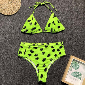 Neon Leopard Swimsuit